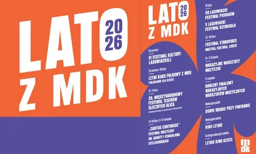 Lato z MDK w Stalowej Woli: festiwale, warsztaty i kino przez wakacje