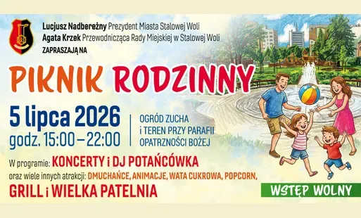Piknik Rodzinny w Stalowej Woli: koncerty i potańcówka 5 lipca