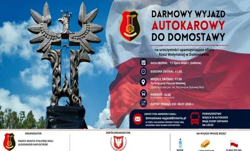 Bezpłatny autokar do Domostawy na obchody Rzezi Wołyńskiej — zapisy do 8 lipca
