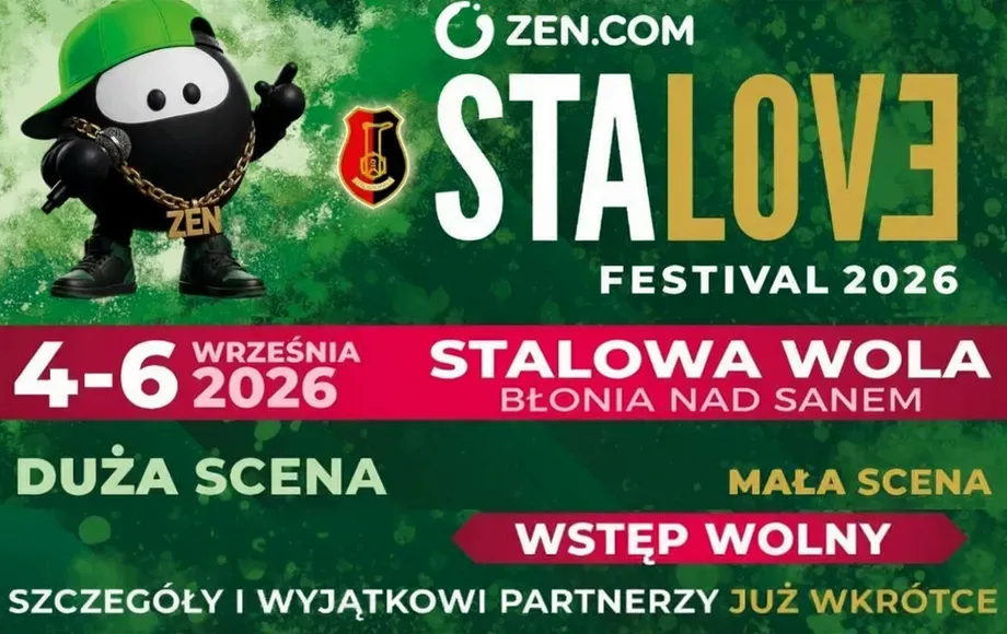ZEN STALOVE FESTIVAL 2026: trzy dni muzyki na Błoniach nad Sanem
