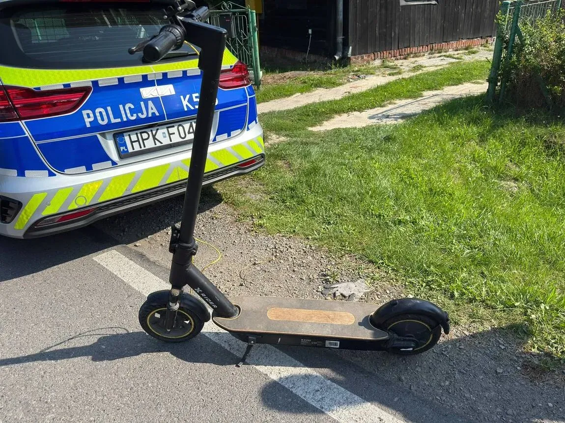 Pijany na hulajnodze przy ul. Krzywej: 48-latek z Niska stanie przed sądem