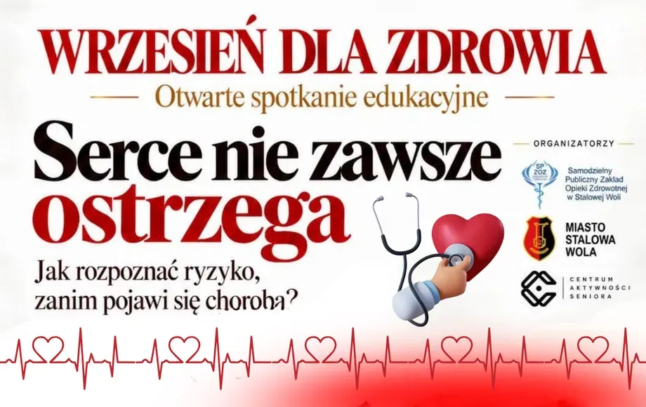Spotkanie o profilaktyce chorób serca w Stalowej Woli 23 września