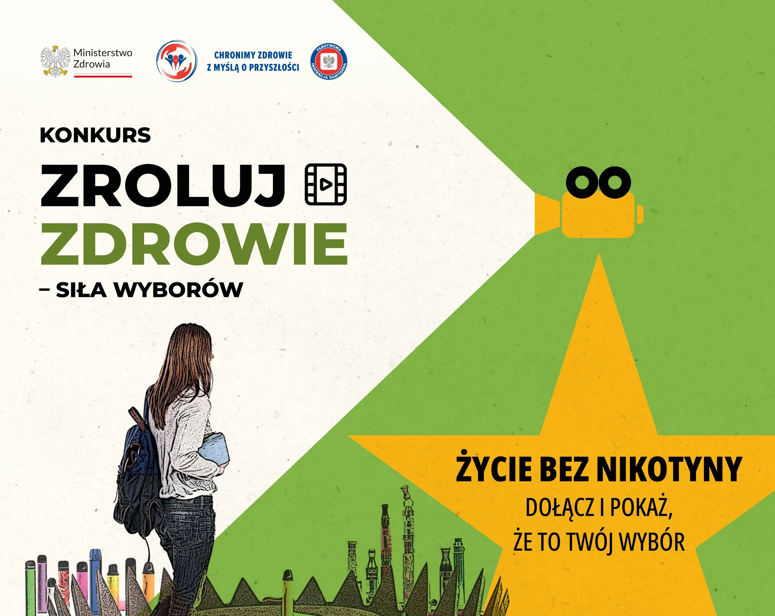 Konkurs „Zroluj zdrowie – siła wyborów” dla uczniów: termin mija 20 października